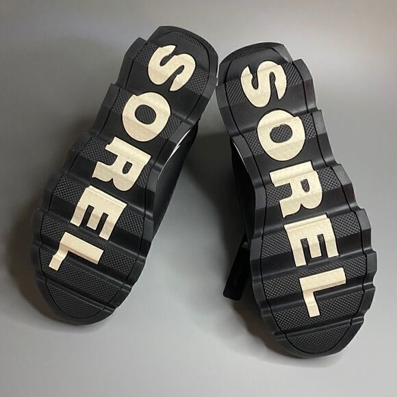 Sorel Kinetic Sport Boots Black Waterproof Conquest Snow Boots - Picture 5 of 5
